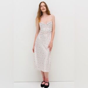 ❤️For Love & Lemons
Sabrina Midi Slip Dress❤️